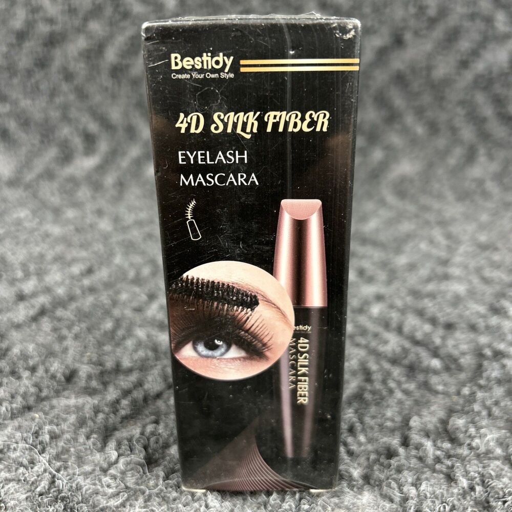 Bestidy 4D Silk Fiber Lash Mascara - Natural Waterproof, Smudge-proof, black